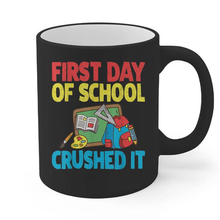 Graduation First Day Of School Crushed It Graphic Print Coffee Mug