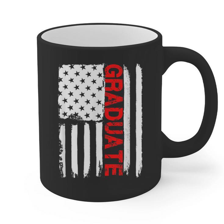 Graduation High School College Flag Graduate T Shirt 2018 Graphic Print Coffee Mug