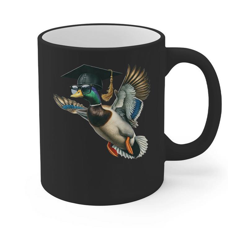 Graduation Mallard Duck Hunter Hunting Season Grad Hunting Graphic Print Coffee Mug
