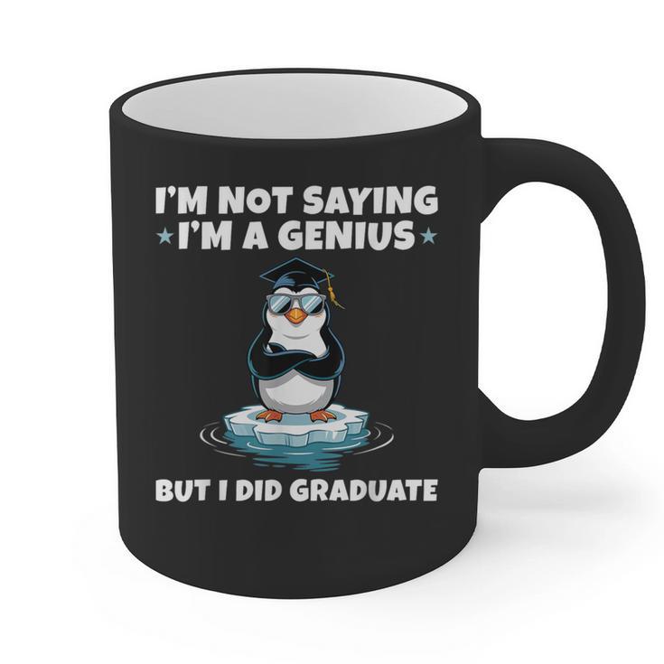 Graduation Not Saying I'm A Genius But I Did Graduate Graphic Print Coffee Mug