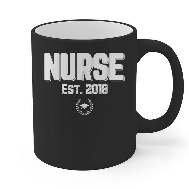Graduation For Nurse Practitioners 2018 Nursing School Graphic Print Coffee Mug
