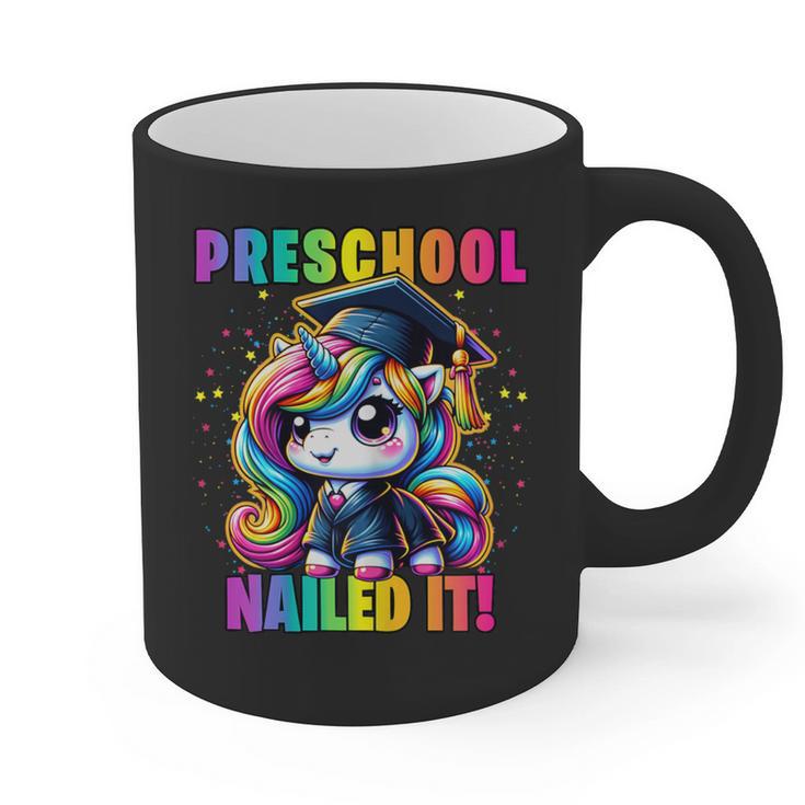 Graduation Preschool Unicorn Nailed It Pre-K Girls Grad Graphic Print Coffee Mug