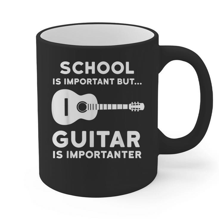 Graduation Shirt For Guitar Players & Band Member Graphic Print Coffee Mug