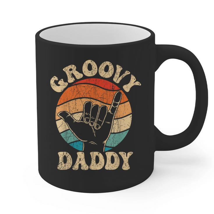 Groovy Daddy 70s Aesthetic Nostalgia 1970's Retro Groovy Dad Graphic Print Coffee Mug Groovy Daddy 70s Aesthetic Nostalgia 1970's Retro Groovy Dad Graphic Print Coffee Mug