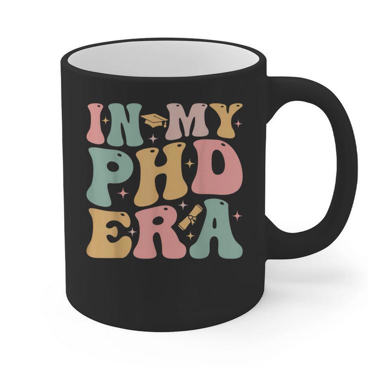Groovy In My Phd Era Doctorate Graduation Graphic Print Coffee Mug