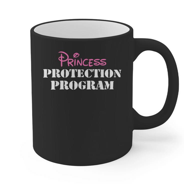Halloween Dad Mom Daughter Adult Costume Princess Security Graphic Print Coffee Mug