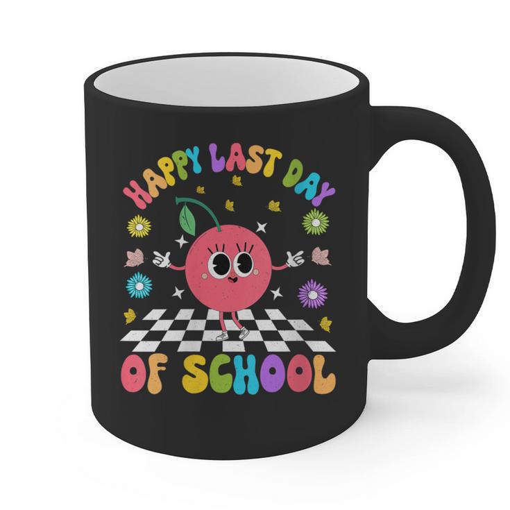 Happy Last Day Of School Student Graduation Graphic Print Coffee Mug