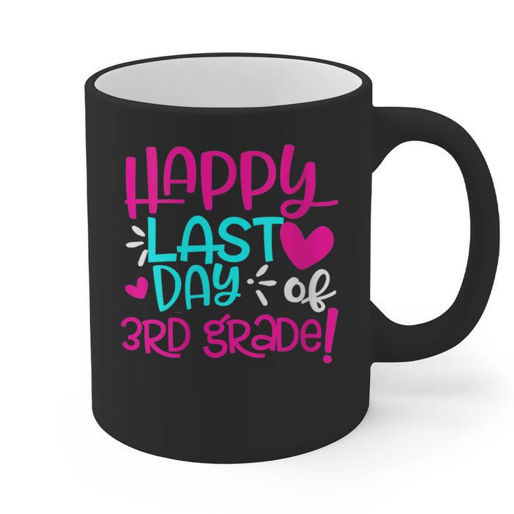 Happy Last Day Of Third 3rd Grade Teacher Student Graduation Graphic Print Coffee Mug