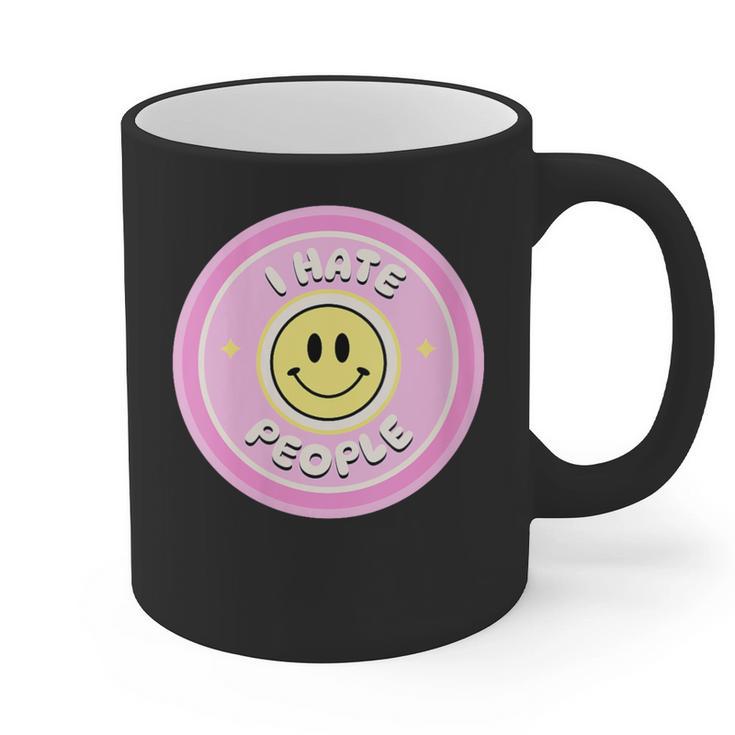 I Hate People Saying For Introverts Graphic Print Coffee Mug