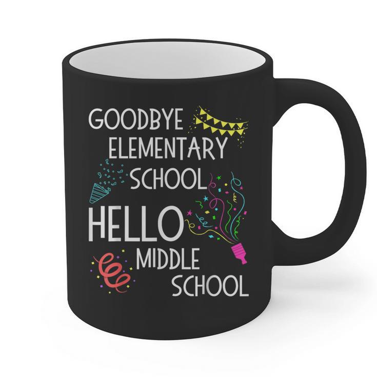 Hello Middle School Graduation Elementary School T-Shirt Graphic Print Coffee Mug