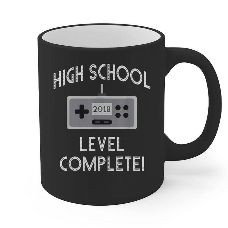 High School Graduation Shirt Level Complete Video Gamer Graphic Print Coffee Mug