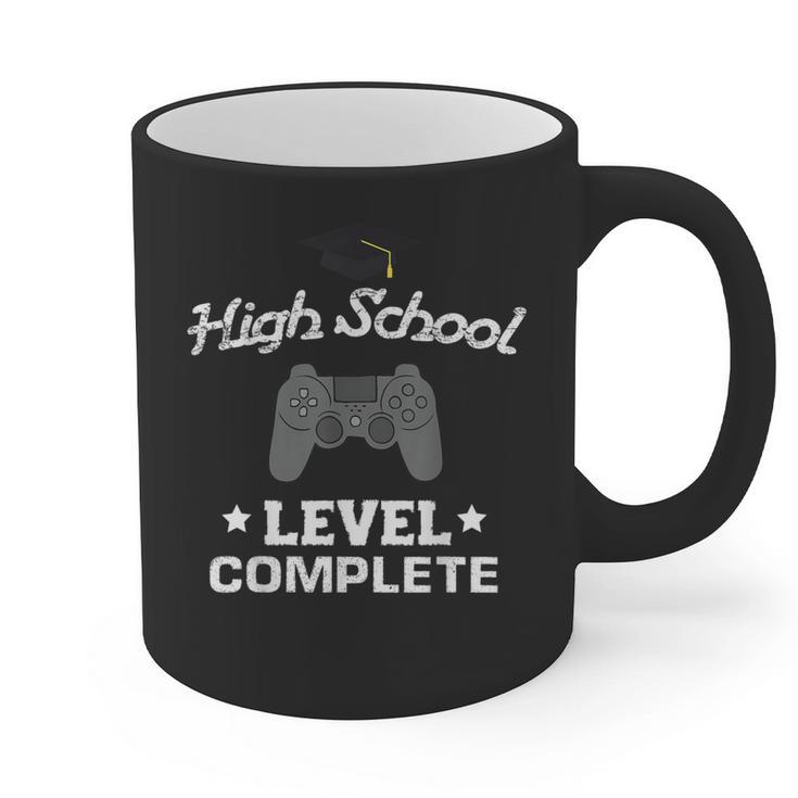 High School Graduation Shirt Video Gamer Nerd Geek Game Graphic Print Coffee Mug