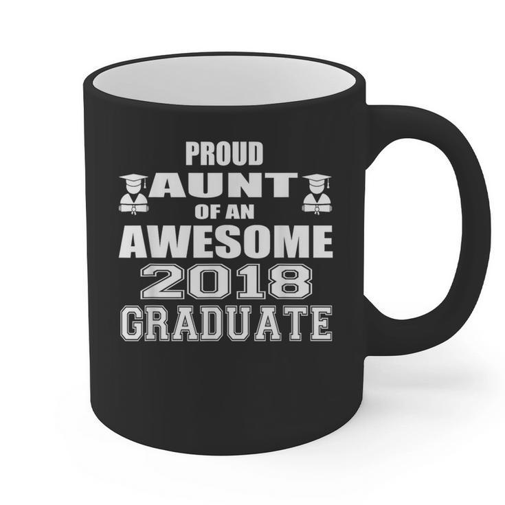 High School Graduation T Shirt College Graduation Aunt Graphic Print Coffee Mug