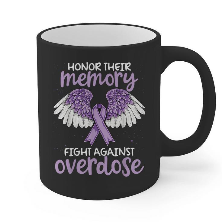 Honor Their Memory Overdose Awareness Support Graphic Print Coffee Mug