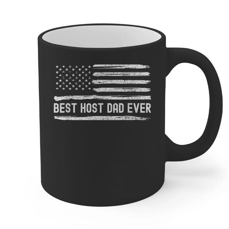 Host Dad Best Ever Flag Graphic Print Coffee Mug