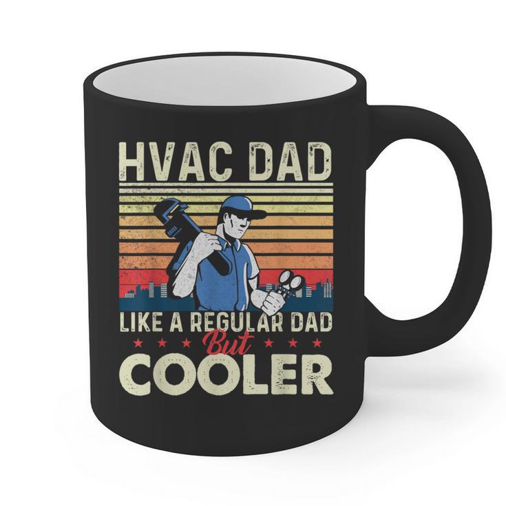 HVAC Dad Like A Regular Dad HVAC Technician AC Repairman Graphic Print Coffee Mug