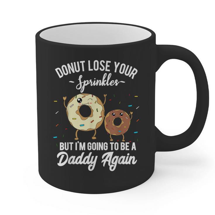 I'm Going To Be a Daddy Again Pregnancy Announcement Quote Graphic Print Coffee Mug
