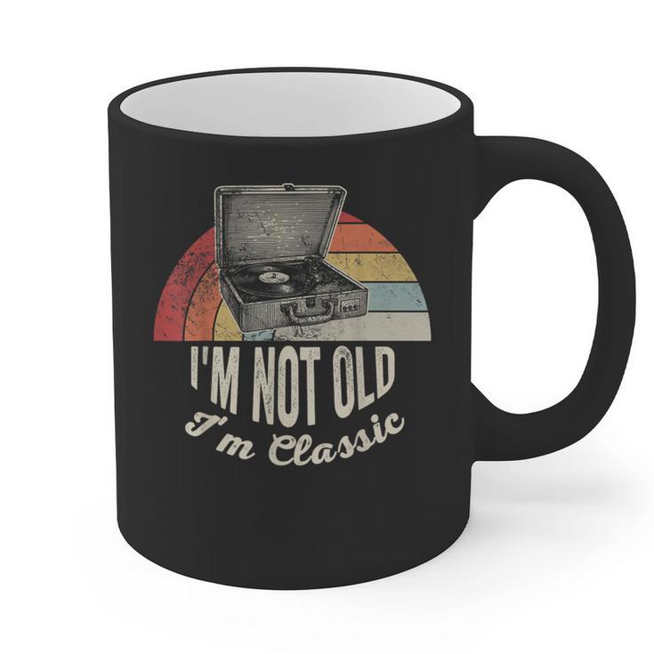 I'm Not Old I'm Classic Retro Record Nostalgia Graphic Print Coffee Mug