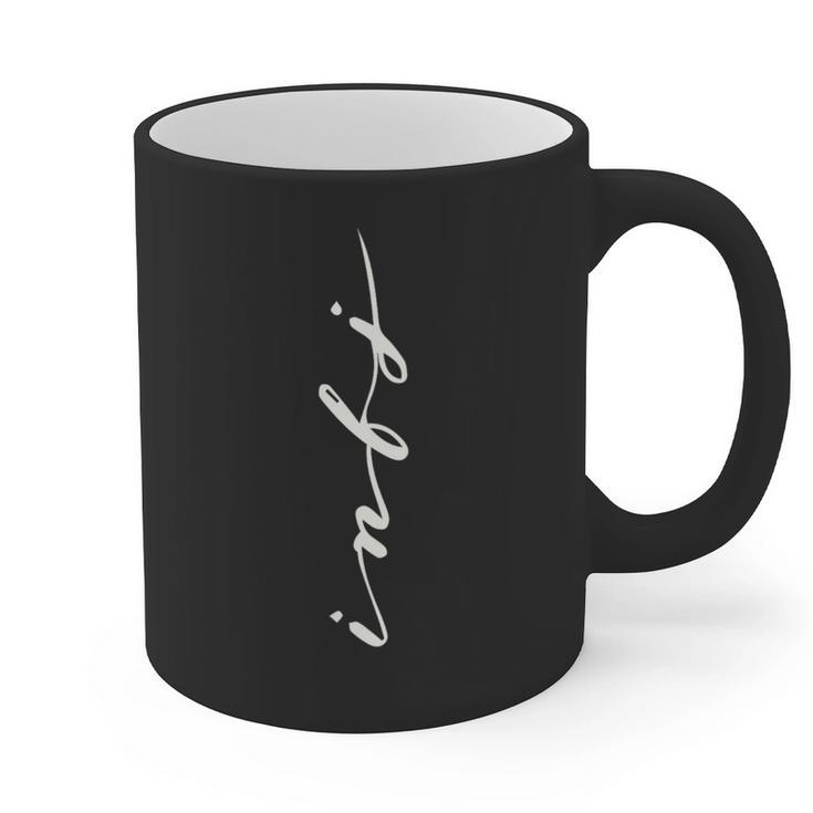 INFJ Introvert Personality Psychology Vertical Writing Graphic Print Coffee Mug