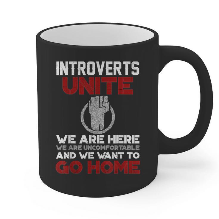 INTP Introverts Unite Anti Social For Men Women Graphic Print Coffee Mug