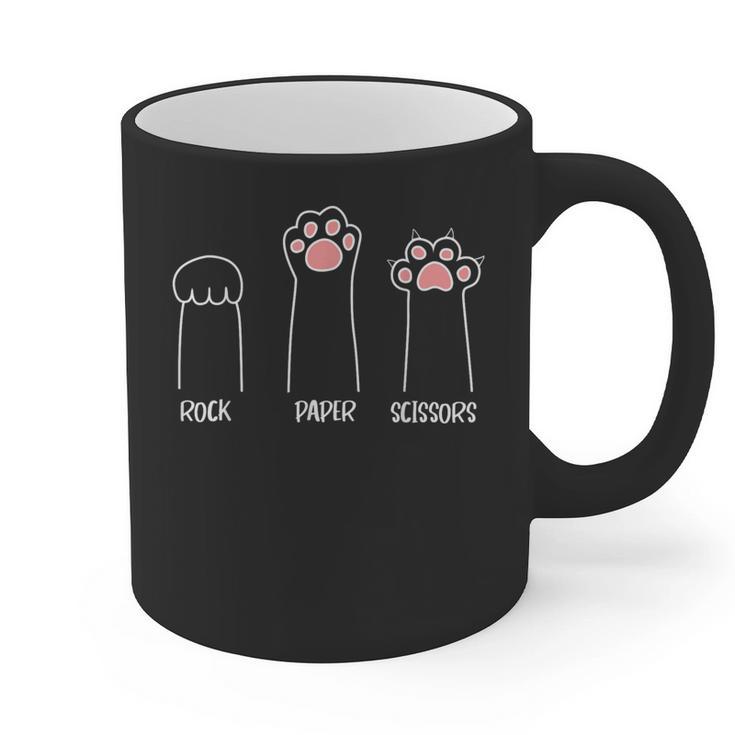 Introvert Cat Animal Rescue Pet Lover Apparel Rock Paper Scissors Hand Game Cute Paw Cat Graphic Print Coffee Mug Introvert Cat Animal Rescue Pet Lover Apparel Rock Paper Scissors Hand Game Cute Paw Cat Graphic Print Coffee Mug