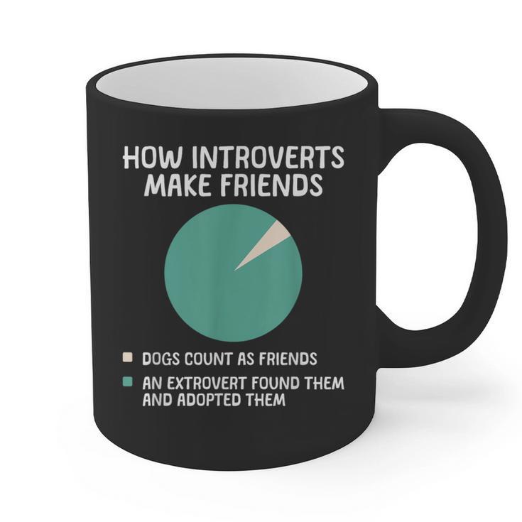 Introvert Introverted Person Awkward Introverts Dog Lover Graphic Print Coffee Mug