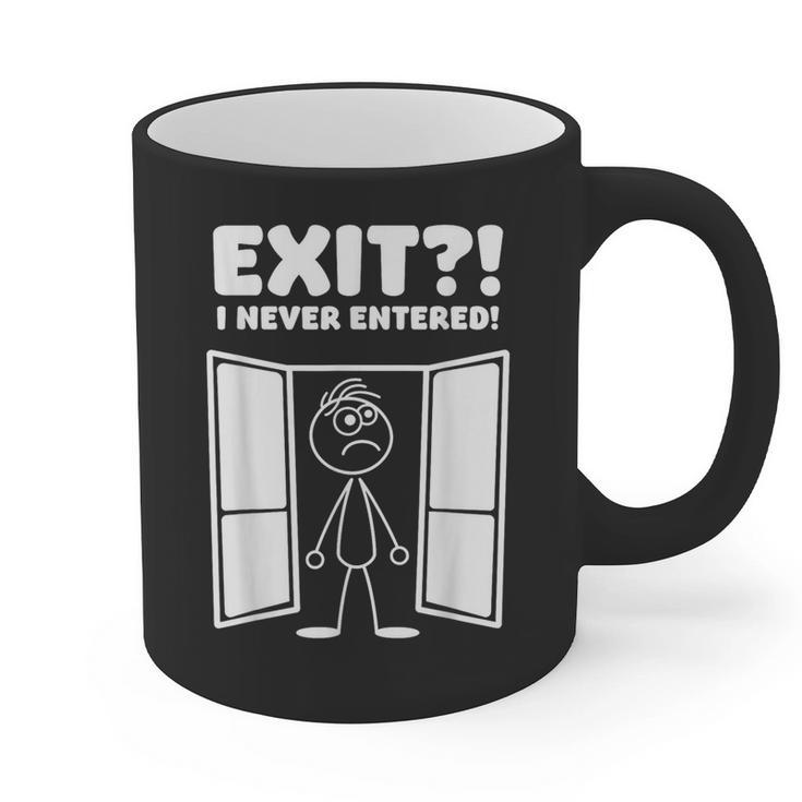Irony Sarcasm Introvert Dry Humor Comic Cartoon Geek Nerd Graphic Print Coffee Mug