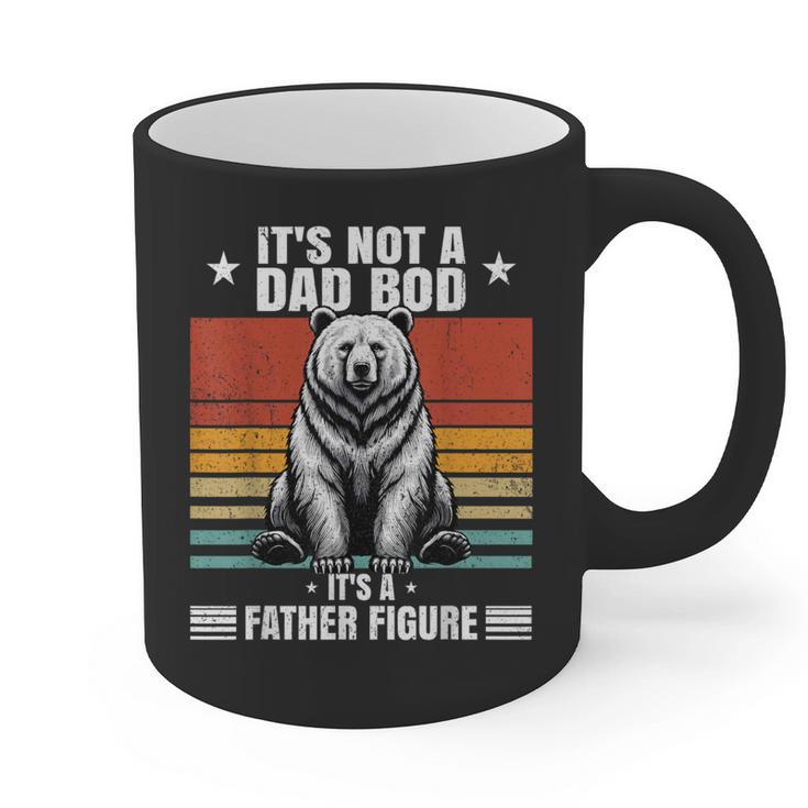 It's Not A Dad Bod It's Father Figure Bear Vintage Graphic Print Coffee Mug