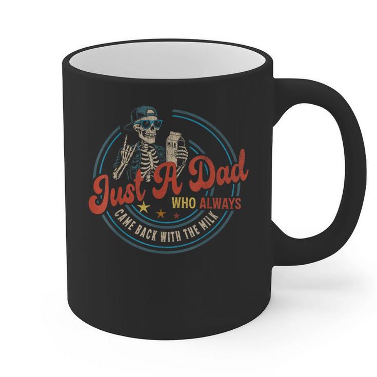 Just a Dad Who Always Came Back With The Milk Father's Day Graphic Print Coffee Mug