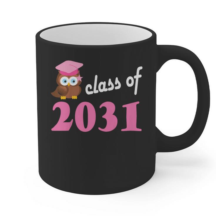 Kids Class Of 2031 Back To School Graduation T-Shirt Graphic Print Coffee Mug