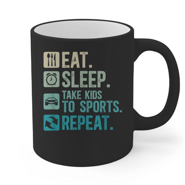 Take Kids To Sports Dad Sports Father Sport Dad Graphic Print Coffee Mug