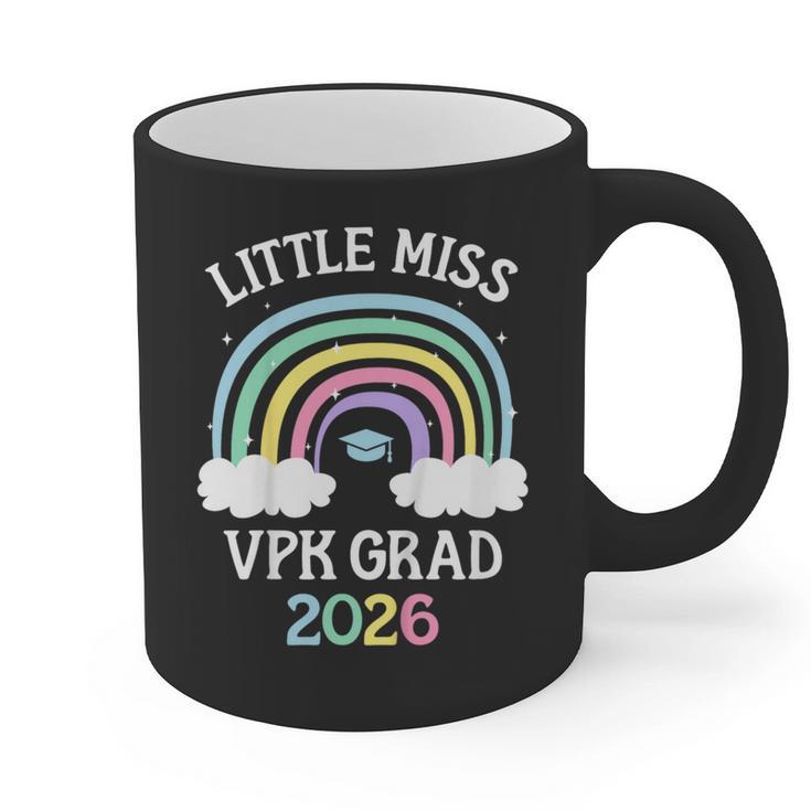 Kids VPK Graduation 2026 Rainbow VPK Grad Graphic Print Coffee Mug