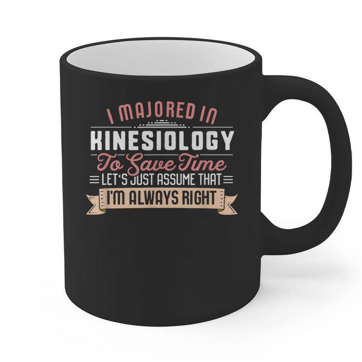 Kinesiology Major Student Shirt Graduation Graphic Print Coffee Mug