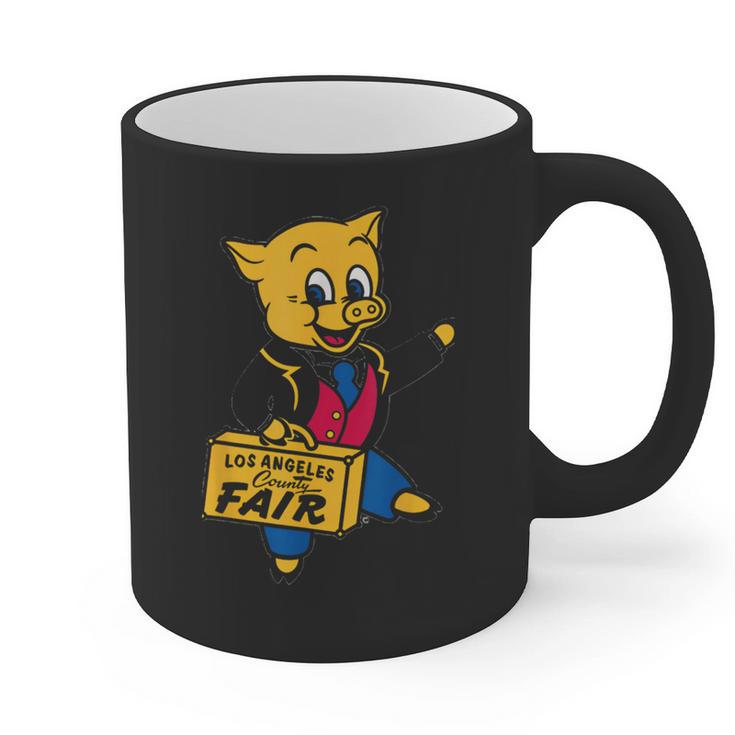 LA Fair Los Angeles County Vintage Nostalgia Graphic Print Coffee Mug