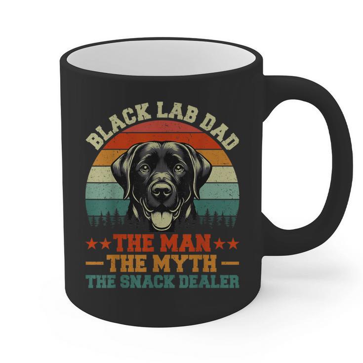 Labrador Retriever Dad Black Lab Dad Graphic Print Coffee Mug