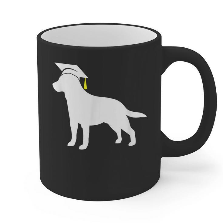 Labrador Retriever Graduation Dog Graduate For Men Women Kids Graphic Print Coffee Mug