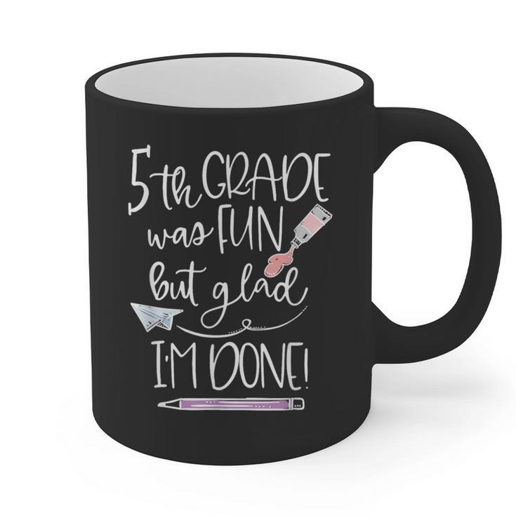 Last Day Of School 5th Grade 2018 Graduation Shirt Tee Graphic Print Coffee Mug