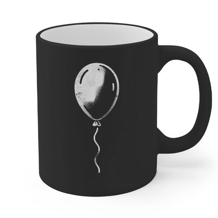 Lone Balloon Celebration Individualistic Introvert Party Graphic Print Coffee Mug