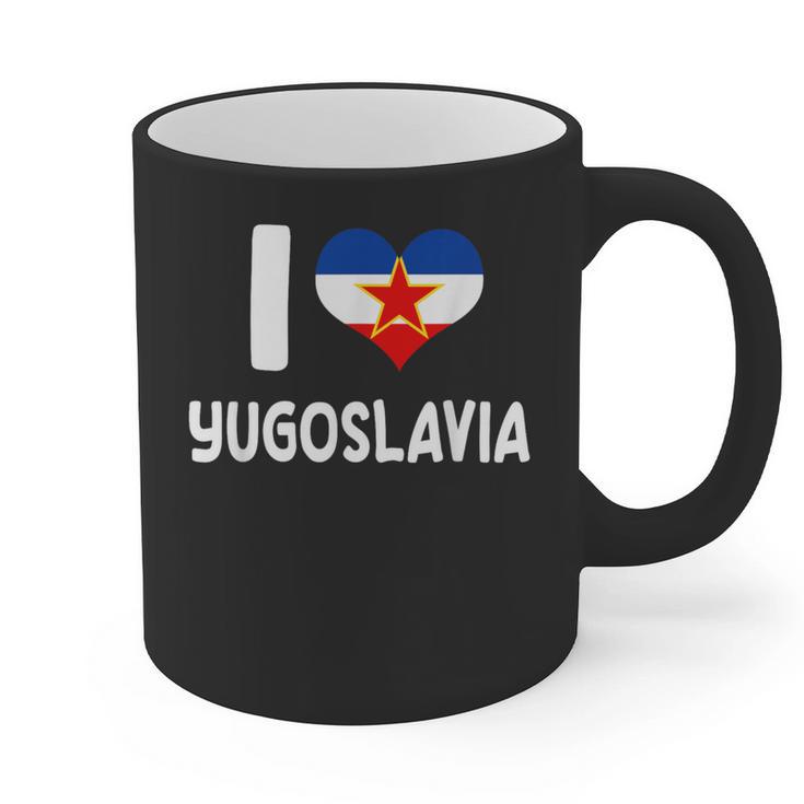 I Love Yugoslavia Proud Yugoslav Nostalgia Saying Graphic Print Coffee Mug