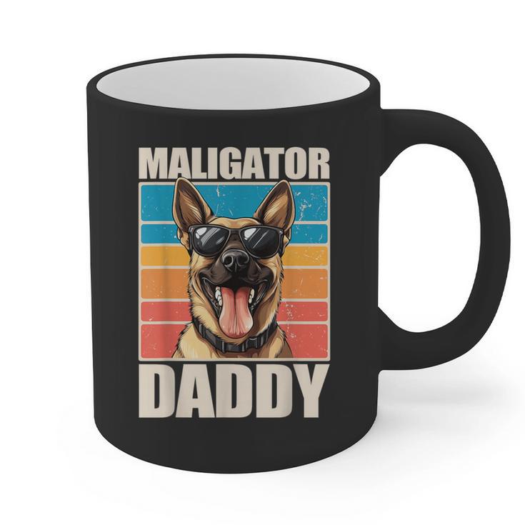 Malinois Dad Maligator Daddy Belgian Malinois Graphic Print Coffee Mug