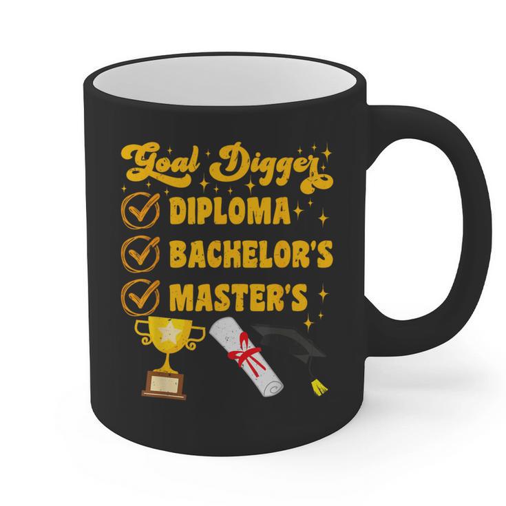 Master's Thesis Passed Goal Digger Master's Graduation Graphic Print Coffee Mug