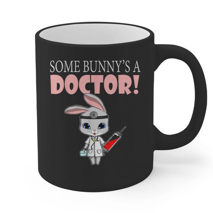 Med School Graduation Bunny Medical New Doctor Graphic Print Coffee Mug