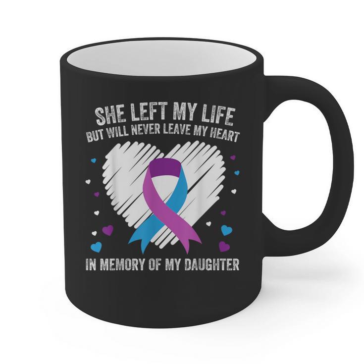 In Memory Of My Loving Daughter Suicide Prevention Awareness Graphic Print Coffee Mug