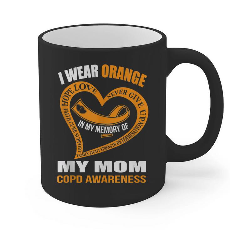 In My Memory Of My Mom COPD AWARENESS Graphic Print Coffee Mug