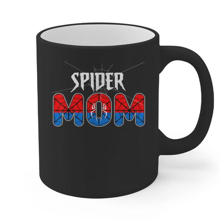 Mom And Dad Spider Family Matching Birthday Halloween Graphic Print Coffee Mug