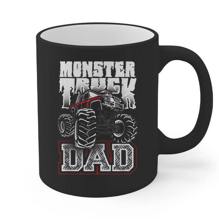Monster Truck Dad Tshirt Graphic Print Coffee Mug