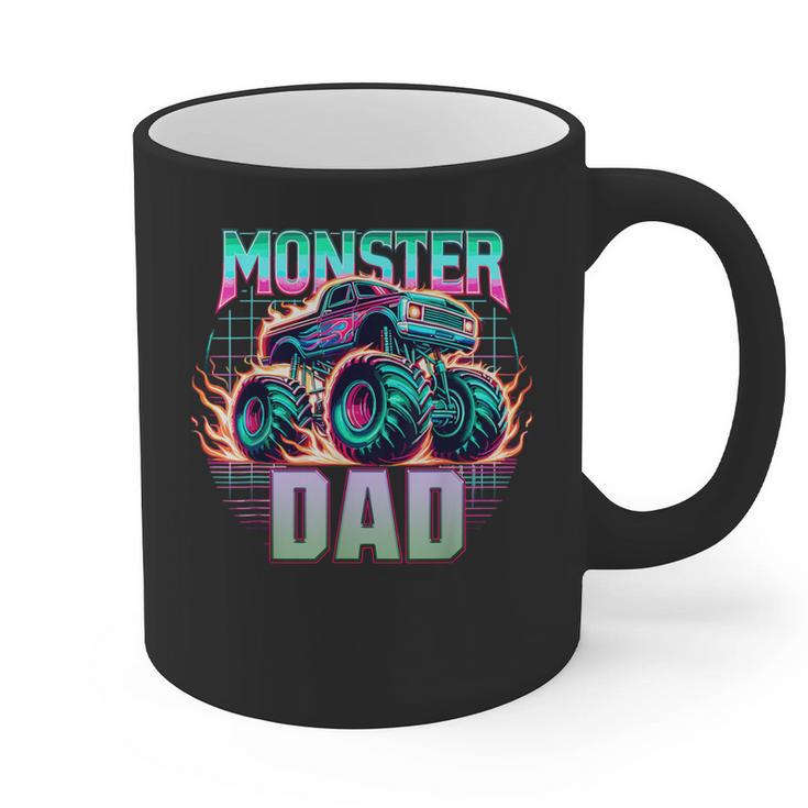 Monster Truck Dad Monster Truck Are My Jam Truck Lovers Graphic Print Coffee Mug
