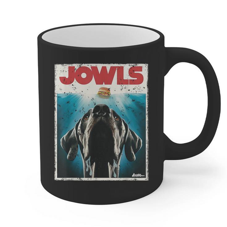 MonsterMuttz Great Dane Jowls Paws Top Drooling Dog Mom Dog Dad Graphic Print Coffee Mug