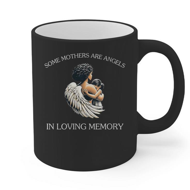 Mother's Day Remembrance African-American Mom Angel Memory Graphic Print Coffee Mug