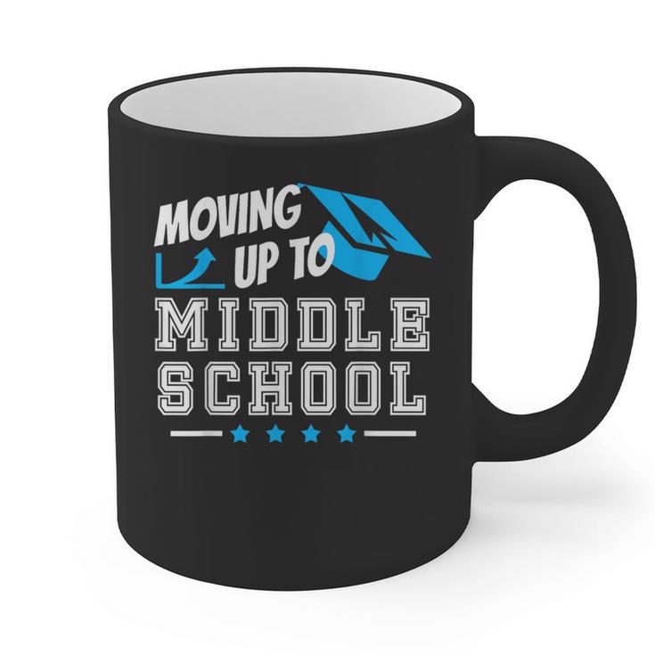 Moving Up To Middle School Graduation  T-Shirt Graphic Print Coffee Mug